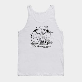 Fighting Dragons With You Tank Top